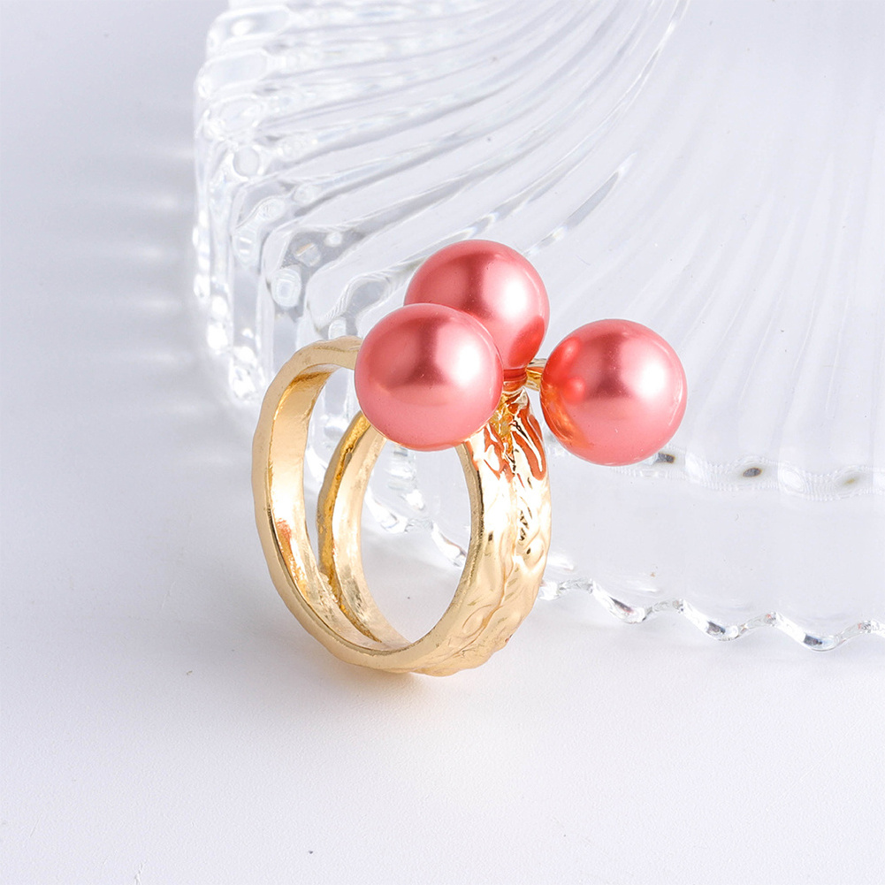 Cring CoCo Pearl rings New Gold Plated Gray Red Black PolynesianJewelry  Hawaiian jewelry wholesale Rings Gifts