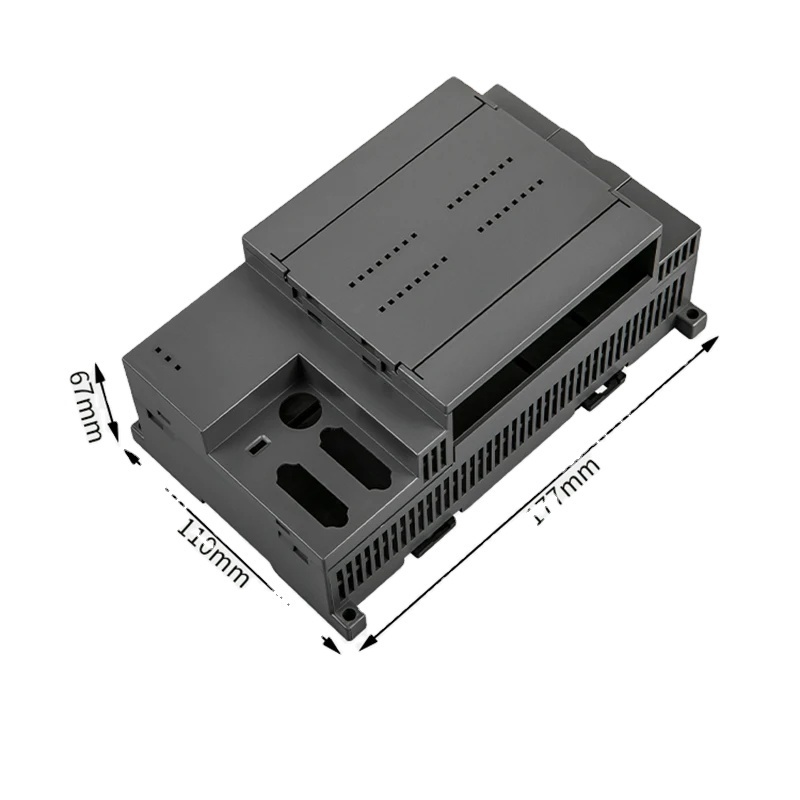 New PLC industrial control computer box  Plastic instrument casing 177 * 110 * 67mm