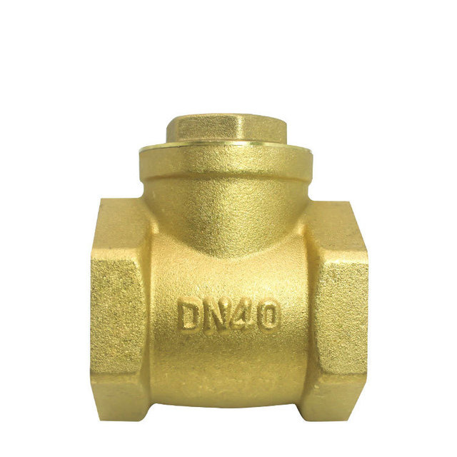 Brass Horizontal Backwater check valve Midline/ Swing Check Valve