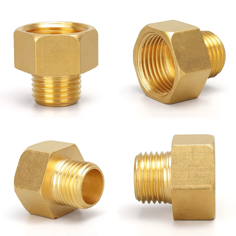 High Quality Brass Nipple with Adapter Female to Male Thread BSPP/G Hexagon Connection