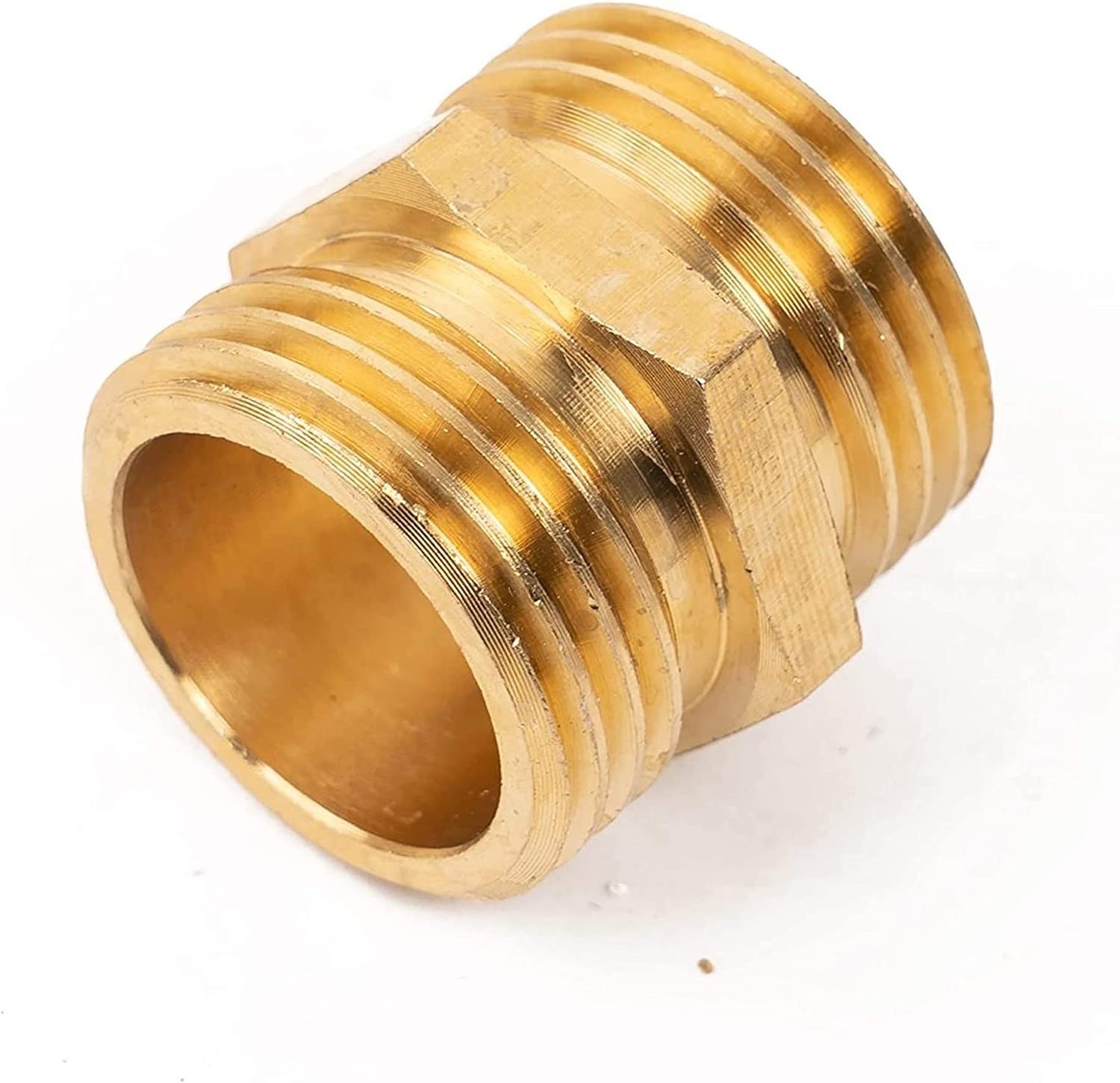 HBP 59-1 Garden Hose Fittings 3/4 Inch Male Male Water Connectors Adapter Brass Casting Garden Hose Adapter Equal Union