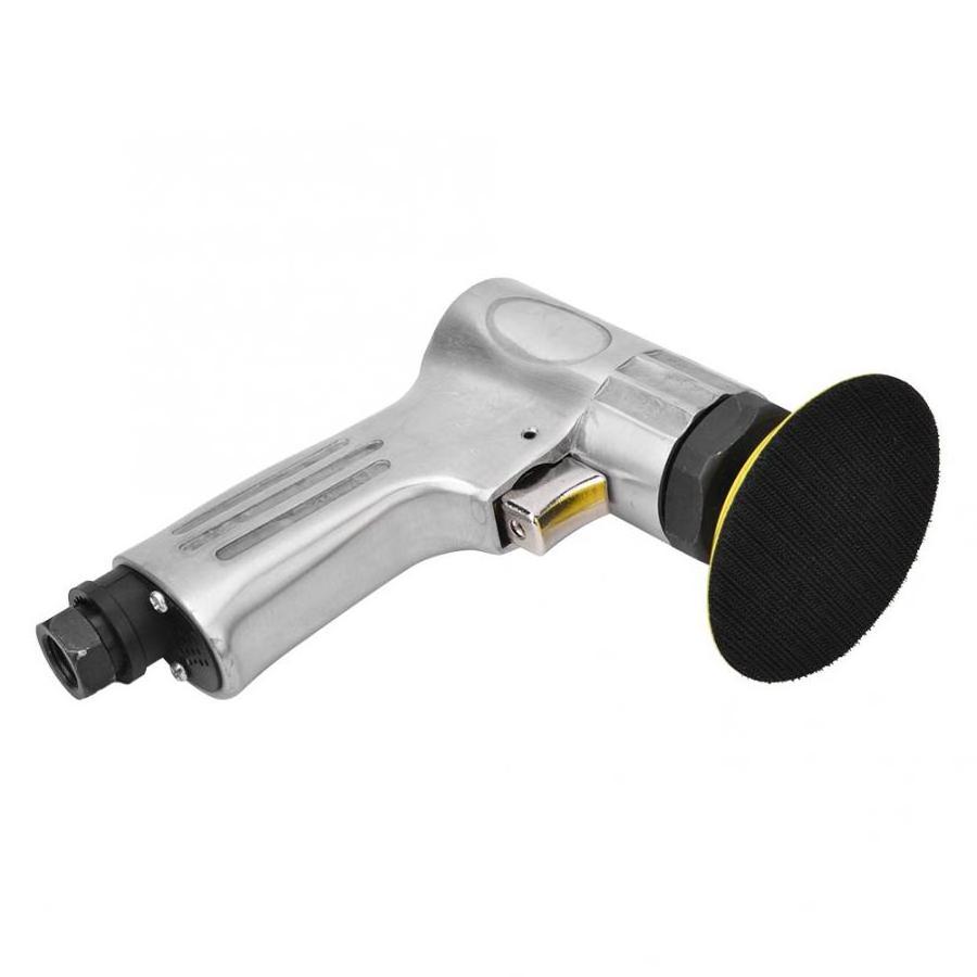 Compact pneumatic polisher kit ideal for polishing, compounding and applying automotive finishes.