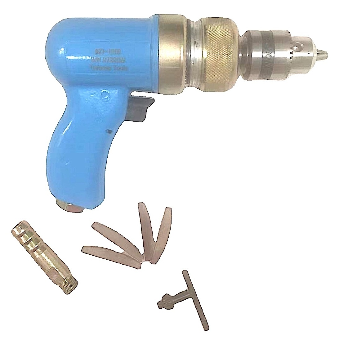 IP-1009 Industrial Pistol Drill Keyed chuck aerospace pneumatic drill 10mm Capacity 0.5 hp 3/8