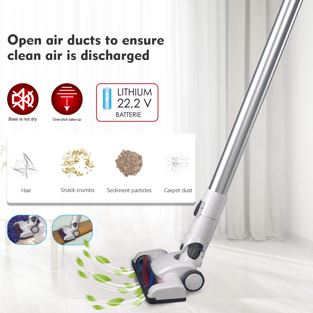 120w powerful handheld cordless rechargeable vacuum cleaner