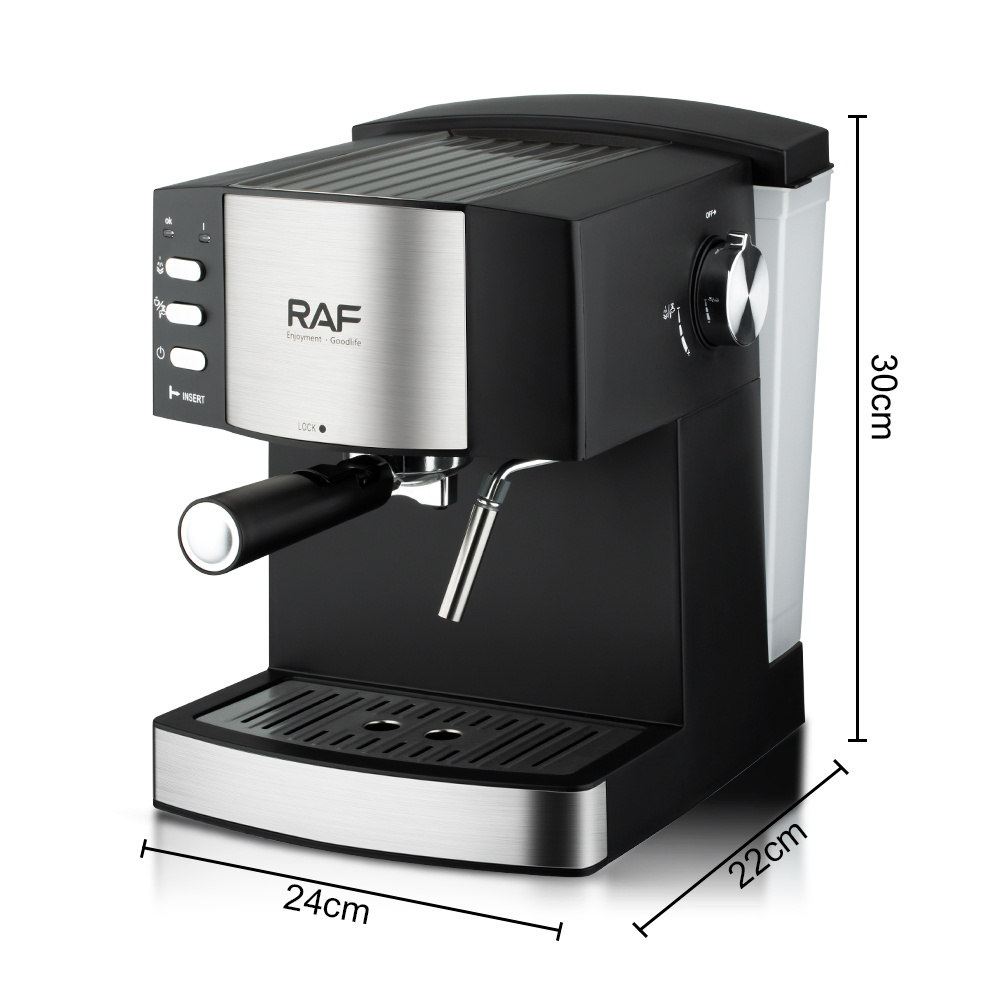 2023 Ss 1.5L espresso machine with milk frother coffee maker