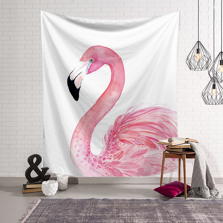 G&D Cute Animal Flamingo Modern Style Home Decor Wall Hanging Tapestry