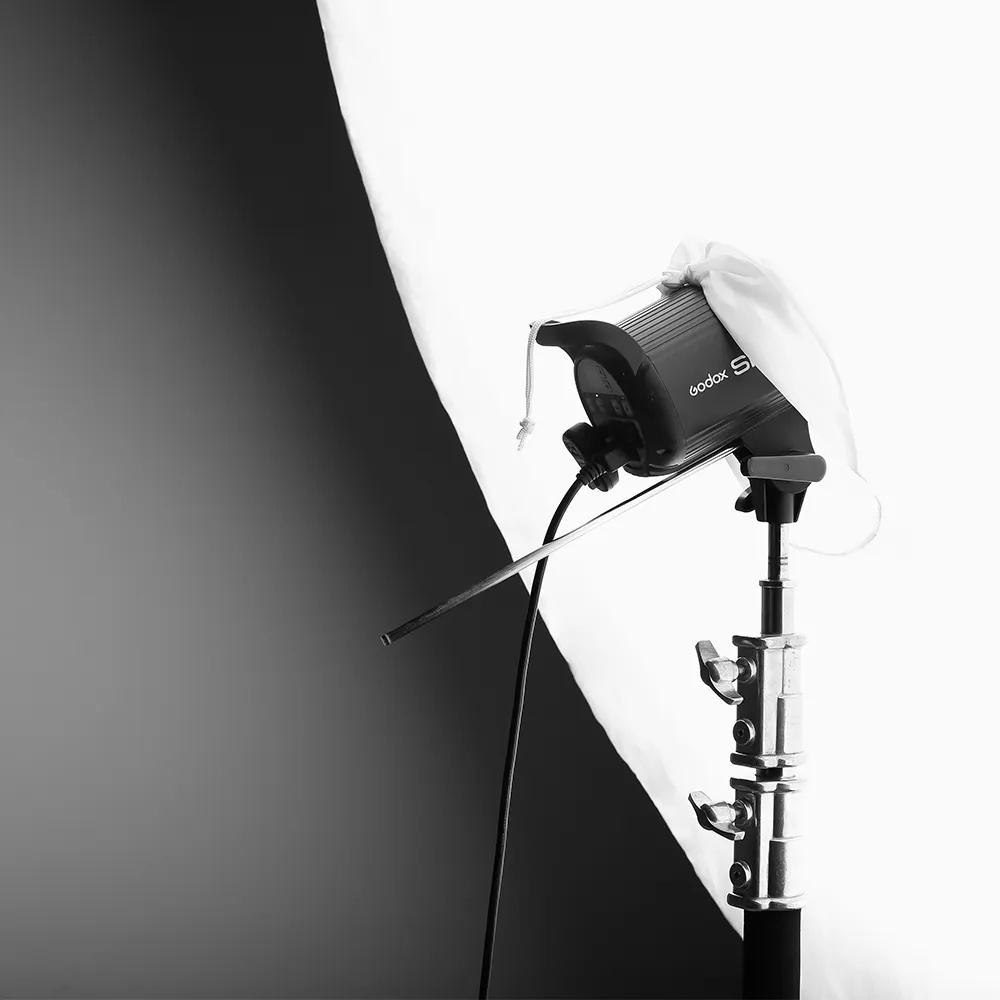 Godox 75 inch Silver Black Reflective Umbrella Lar 178cm Lighting Light Umbrella with Diffuser Cover Photo Studio Accessories