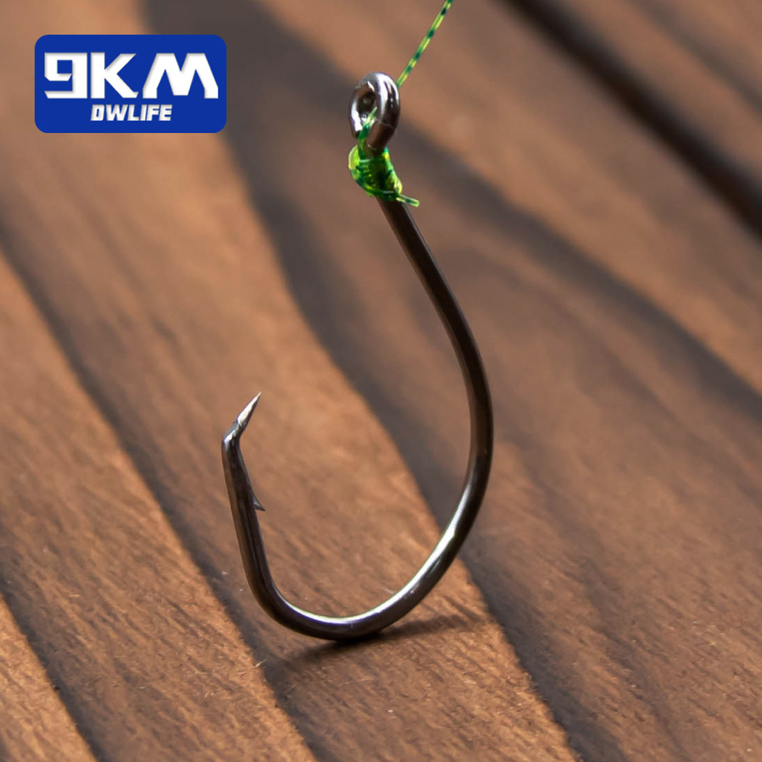 9KM Fishing Hook Saltwater Stainless Steel Heavy Duty Fishing Assist Hooks Big Carp Live Bait Jigging Barbed Hook