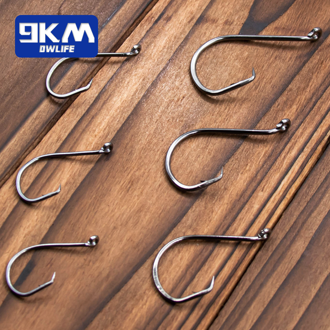 9KM Fishing Hook Saltwater Stainless Steel Heavy Duty Fishing Assist Hooks Big Carp Live Bait Jigging Barbed Hook