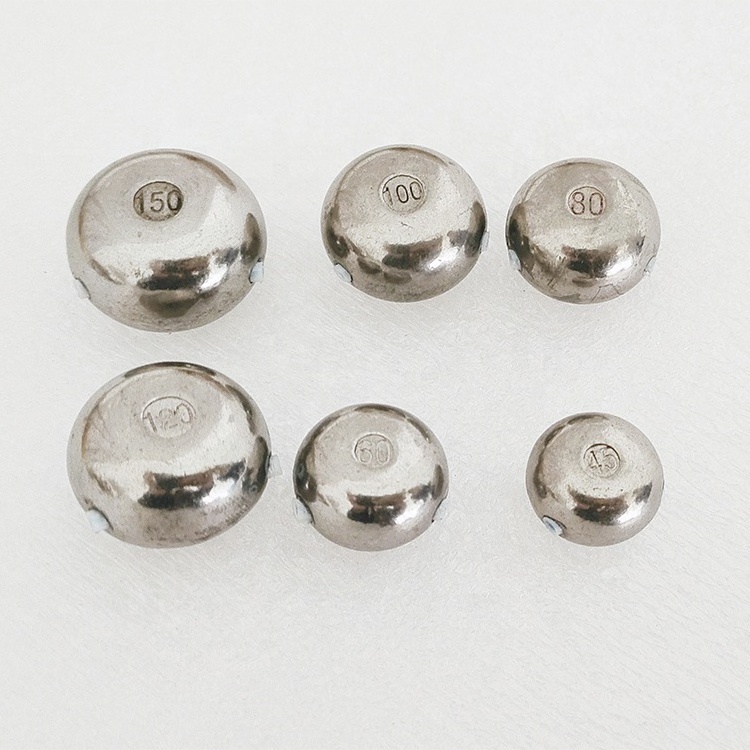 Wholesale round countersunk tungsten beads fly fishing