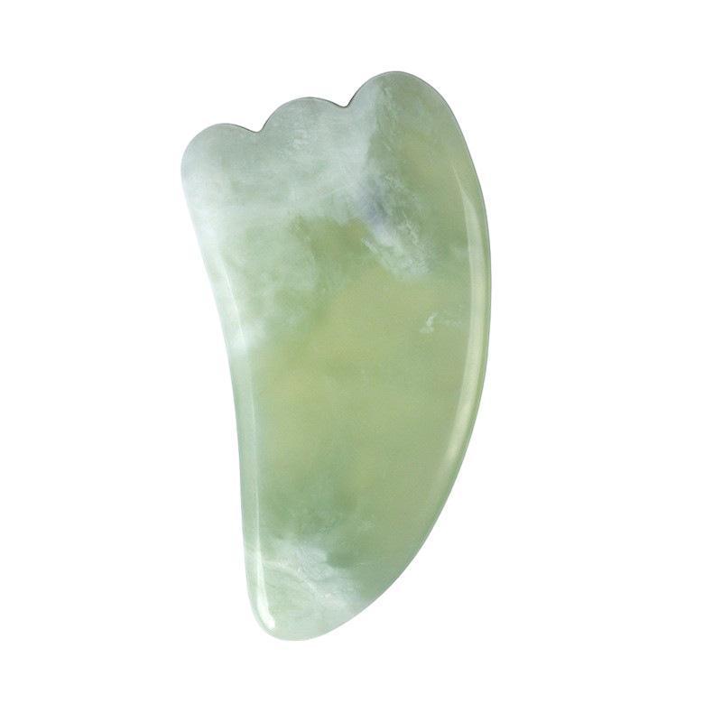 100% Natural Rose Quartz Face Crystal gua sha board Black-White Jade Facial Gua Sha Stone for Massage Green Pink Guasha Stone