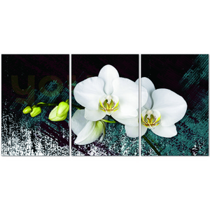 Modern  plant abstract arts combination Canvas prints Custom Design oil paintings flower wall arts decorative