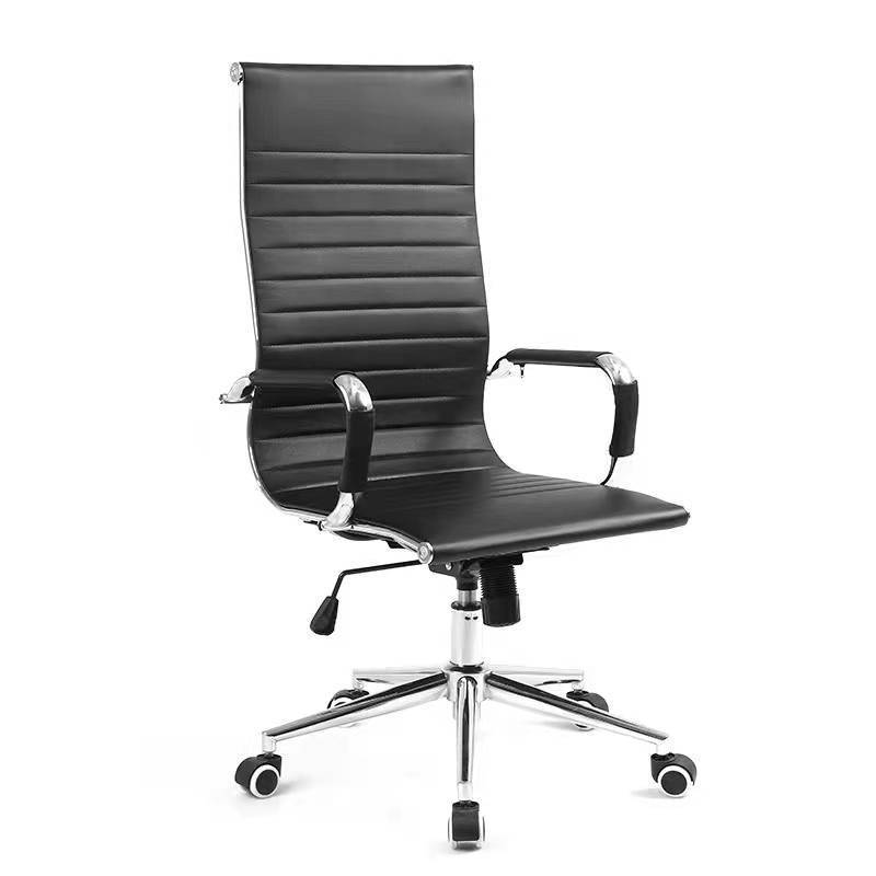 Good quality executive office chair metal leg chair seat cover leather office ergonomic  chair wheels