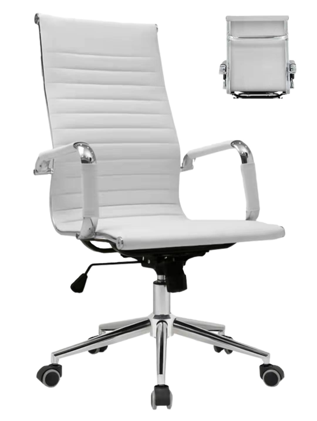 Good quality executive office chair metal leg chair seat cover leather office ergonomic  chair wheels