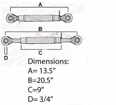 Heavy duty NEW Tractor top link assemblies suitable for KUBOTA tractor