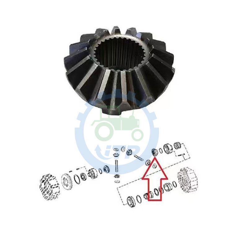 Tractor parts Bevel Gear T163810 fits for John Deere Backhoe Loader 310E 310G 410G