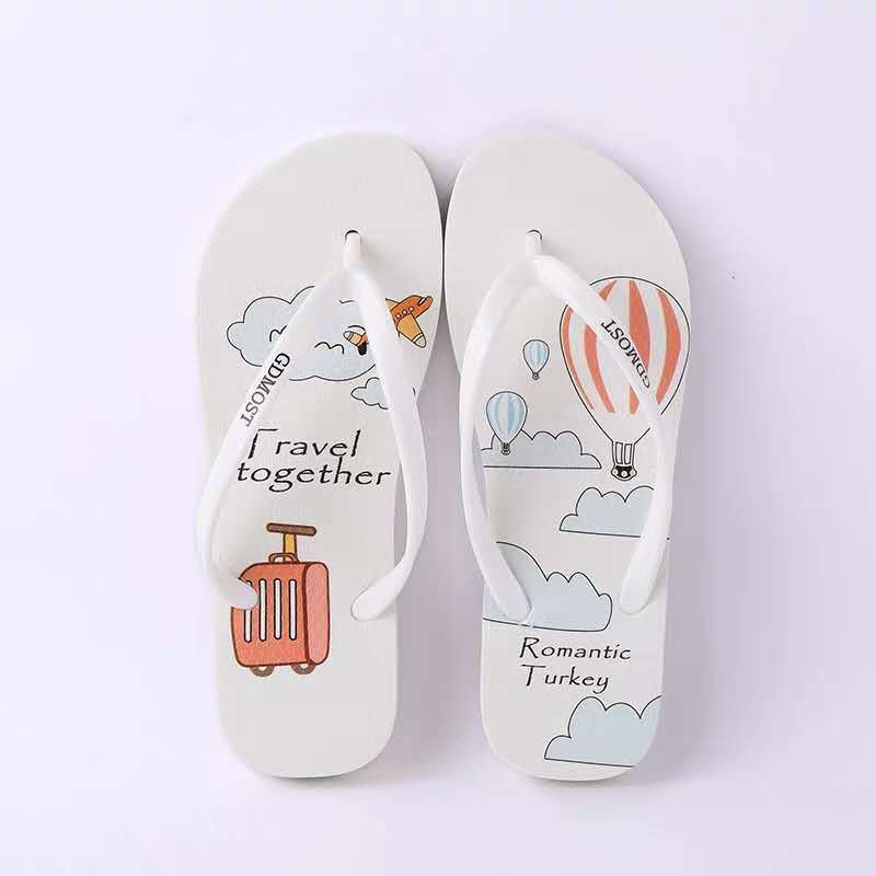 2021 flip flop woman custom Soft Comfortable Rubber Flip Flop