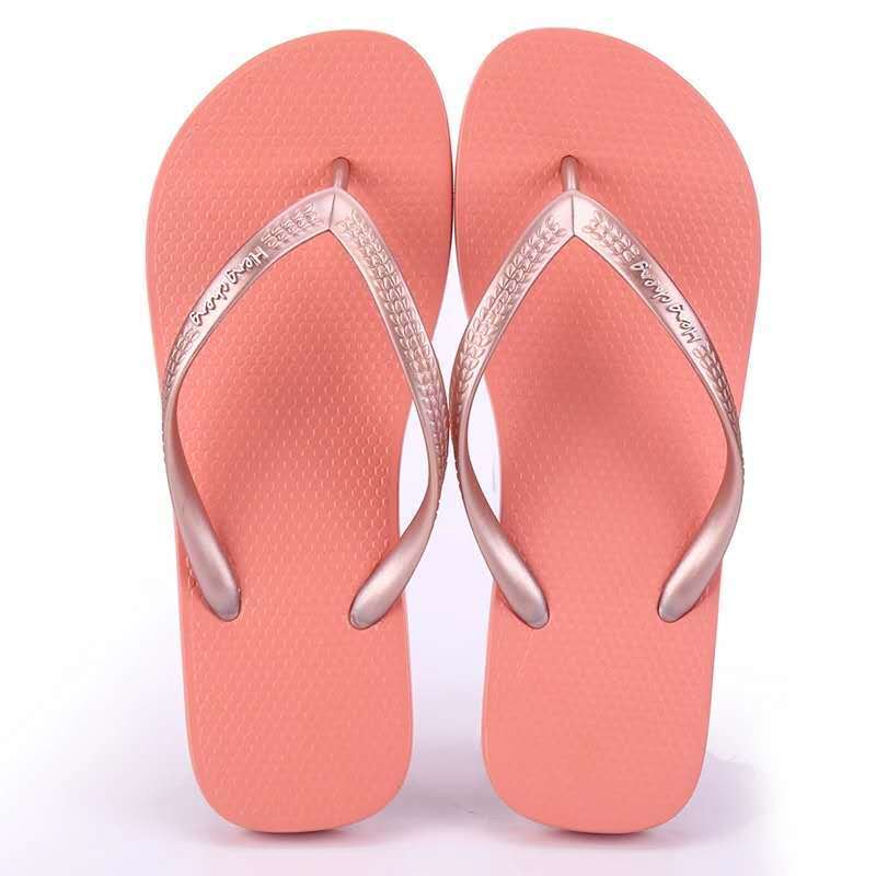 Wholesale PVC Summer Beach Cheap Custom Brand Logo Women Slides Outdoor Flip Flops