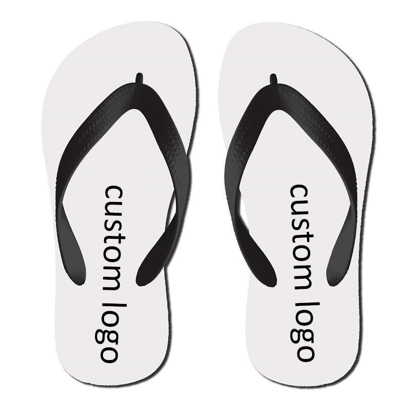 2021 flip flop woman custom Soft Comfortable Rubber Flip Flop