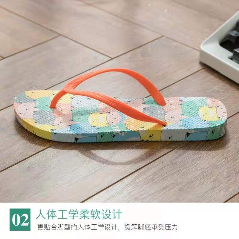 Mix Color Cheap Wholesale Custom Flip Flops With LOGO  Slipper Women