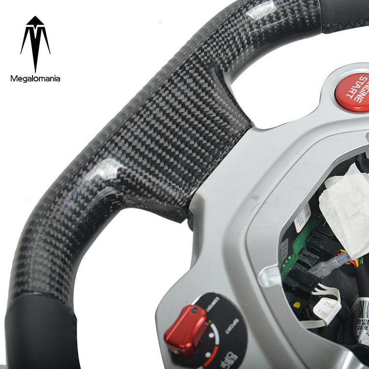 high quality black steering wheel For Ferrari 458 F430 488 812 carbon fiber steering wheel