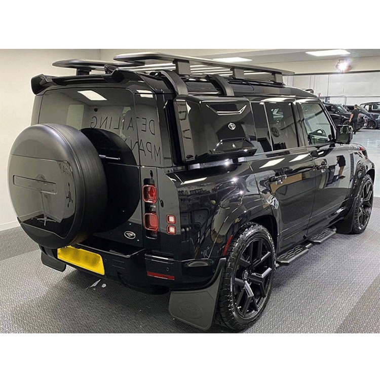 Auto Part Car Bodykit Full Body Kit Set Upgrade Rack Tire Spare Cover Wide Over Fender Modified Facelift For Land Rover Defender