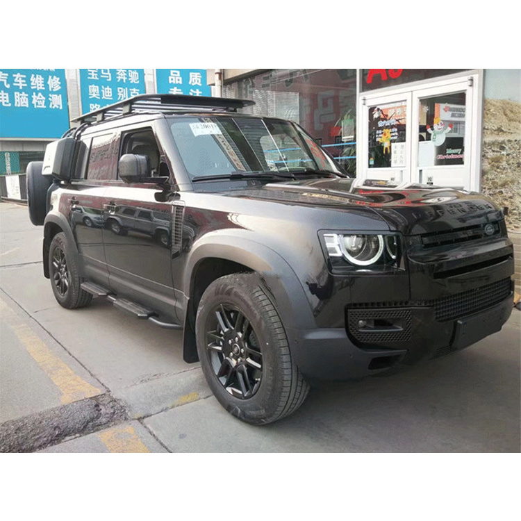 Auto Part Car Bodykit Full Body Kit Set Upgrade Rack Tire Spare Cover Wide Over Fender Modified Facelift For Land Rover Defender