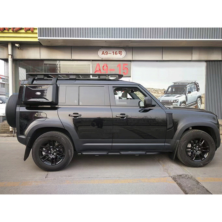 Auto Part Car Bodykit Full Body Kit Set Upgrade Rack Tire Spare Cover Wide Over Fender Modified Facelift For Land Rover Defender