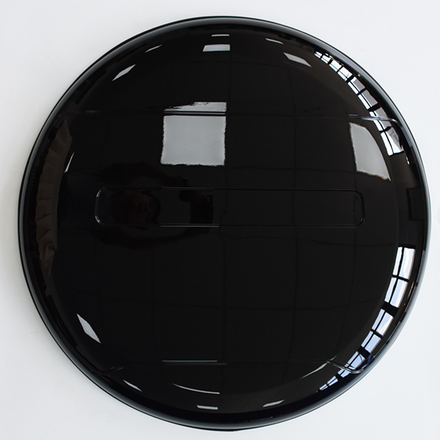 Full Black Tire Cover SUV Exterior Accessory ABS Spare Wheel Cover compartment tire cover for Land rover Defender 110 90