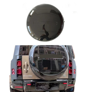 Car Rear Spare Tire Protective Cover for Land Rover Defender 110 130 2020 Car Exterior Accessories (with Logo)