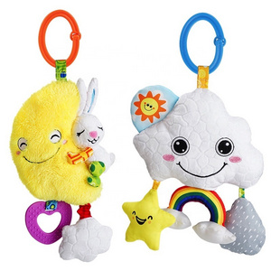 Wholesale Baby Soft Security Baby Teether Rattle Stroller Hanging Plush Toy