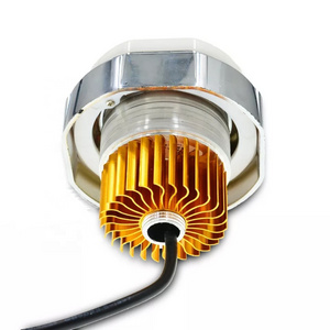 Ghost Fire Square Angel Eye Devil Eye motorcycle LED light super bright light 12v electric vehicle modified built-in