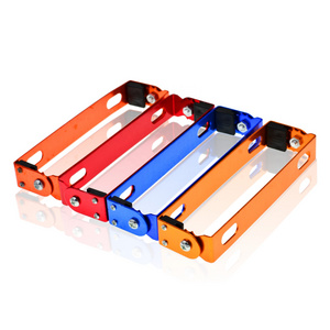 Movable Motorcycle Number Plate Holder Aluminum Colorful 2023 License Plate Frame for Motorcycle ATV