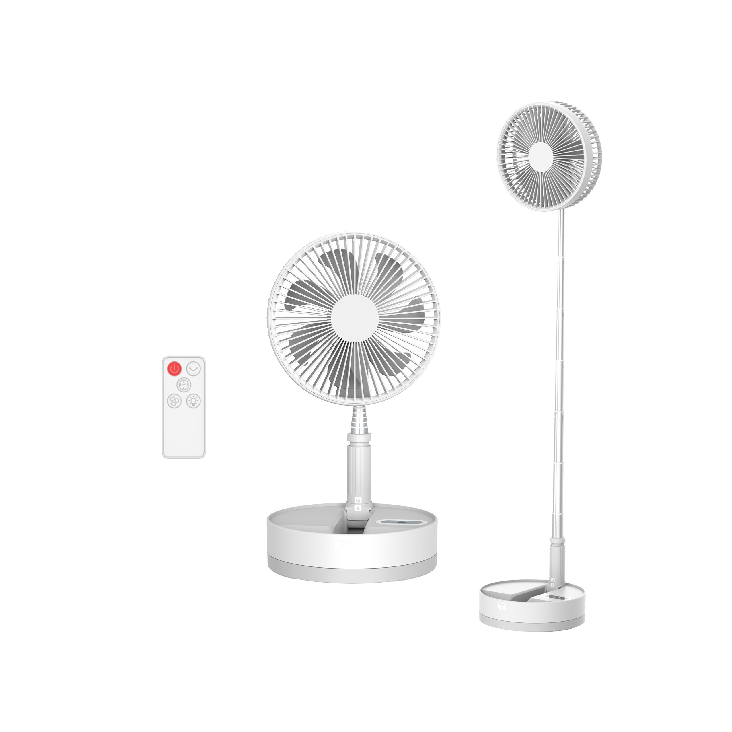 P10 fan cooler battery powered fan FOLDING storage cut off the charge portable rechargeable table with lithiumbattery Charging