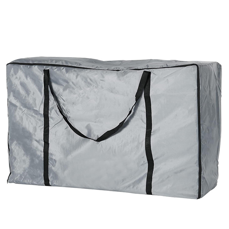 Waterproof Zero Gravity Chair Storage Bag Grey Folding Lounge Cover for Outdoor Camping Beach Carrying Case-Furniture Accessory