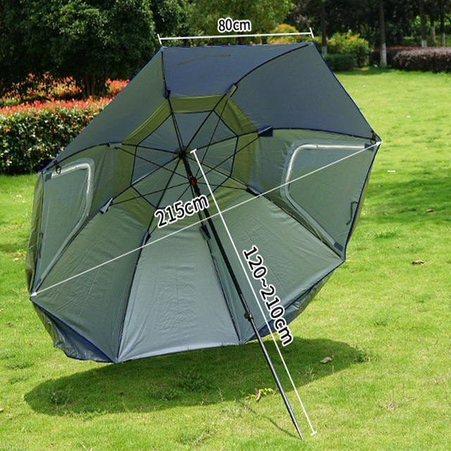 Outdoor sunshade fishing umbrella beach camping umbrella chair pergola windproof umbrella