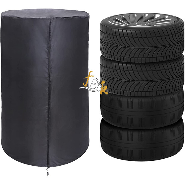 Factory production oxford cloth spare tire cover waterproof sunscreen car tire cover