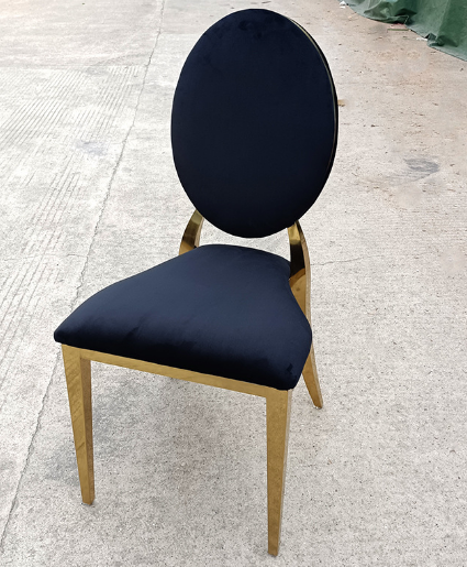 Factory Direct Iron Aluminum Alloy Bamboo Hotel Chairs with Napoleon Back for Weddings and Banquets Castle Chair Design