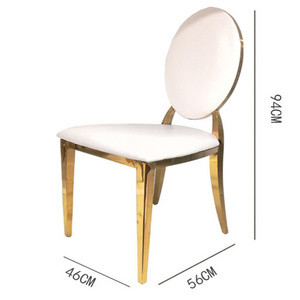 Factory Direct Iron Aluminum Alloy Bamboo Hotel Chairs with Napoleon Back for Weddings and Banquets Castle Chair Design