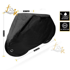 Factory Customized 420D Oxford Cloth Bicycle Cover Waterproof and Mountain Bike Protective Dust Cover with Bag Packing