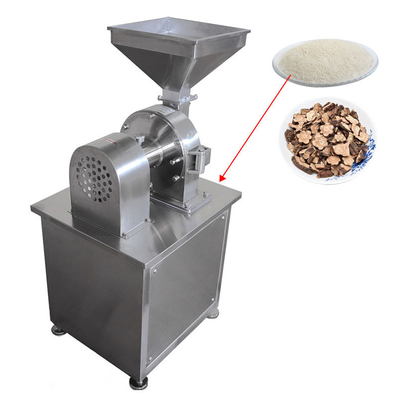 Grinding Mill Machine Moringa Leaf Powder Making Machine  Grain Dried vegetable and fruit granules crushing machine