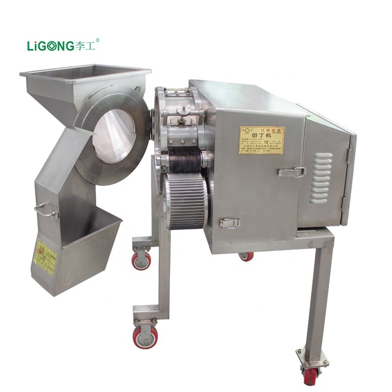 High Productivity Stainless Steel Dicing Cutting Machine Wide Range Uses Automatic Vegetable Cutter Machine Dicer Cube Cutter