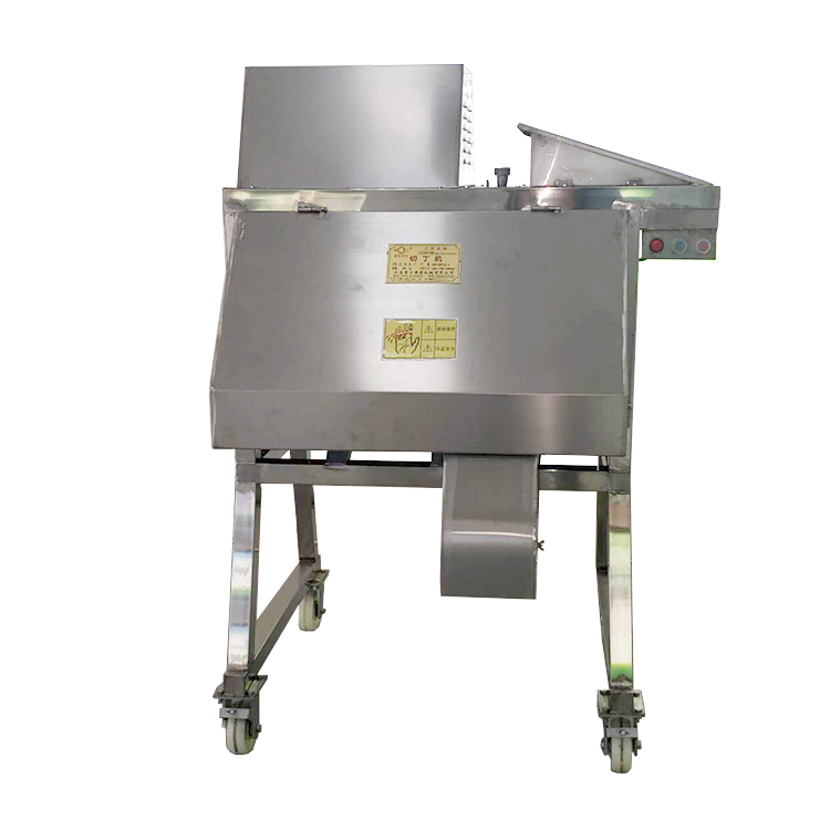 Food Processing Factory Vegetable and Fruit Carrots Potatoes Onions Tomato Cutter Dicer Cubes Cutting Dicing Machine