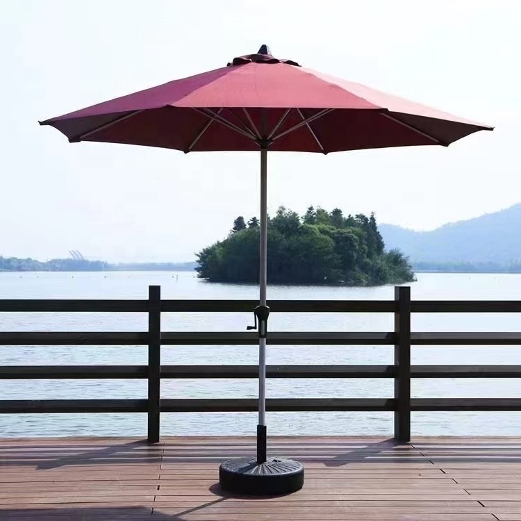 22L round shape water tank base weight for Hand-Cranking Sun Parasol Umbrella