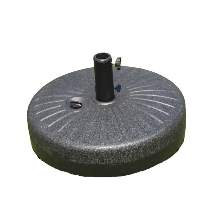 22L round shape water tank base weight for Hand-Cranking Sun Parasol Umbrella