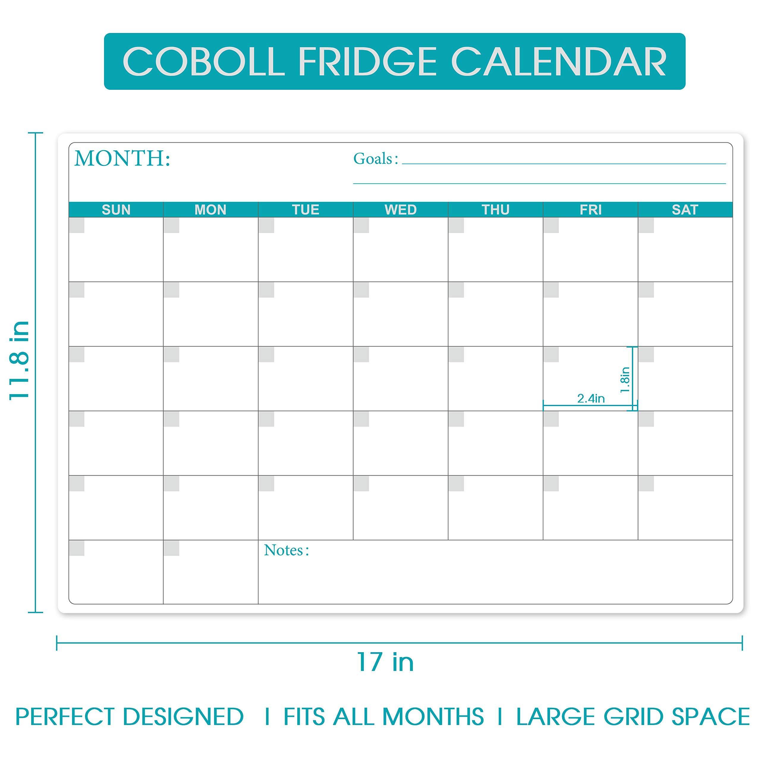 Best Price White Board Dry Erase Magnetic Monthly Calendar Whiteboard