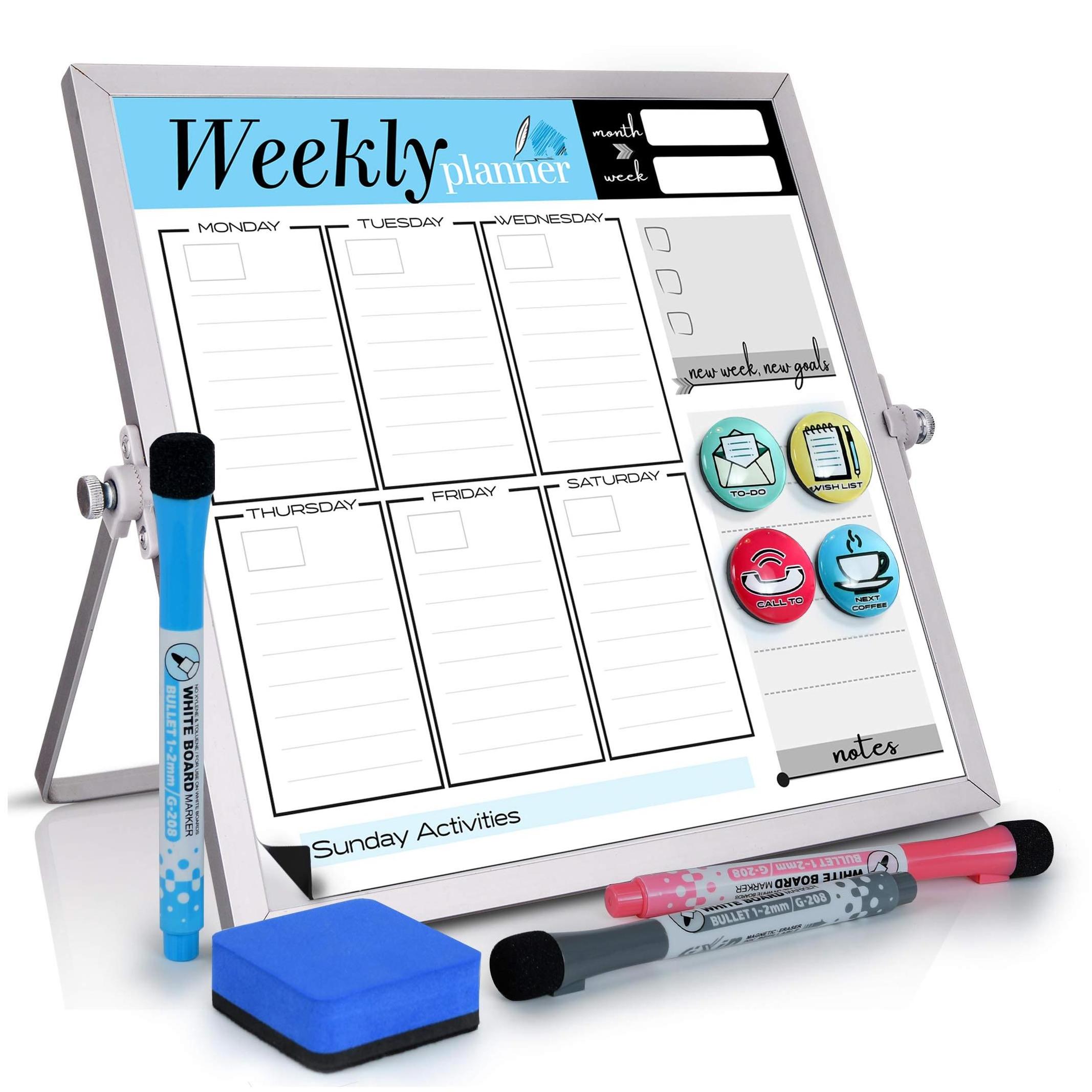 Good Quality Interactive Writing Board Wall Mounted Calendar Whiteboard Dry Erase Aluminium Frame Whiteboard