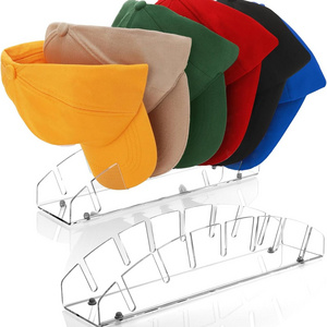 Hat Organizer for Baseball Caps-2 Pack,No Install Hat Holder for 14 Baseball Caps,Hat Rack for Acrylic Organizer