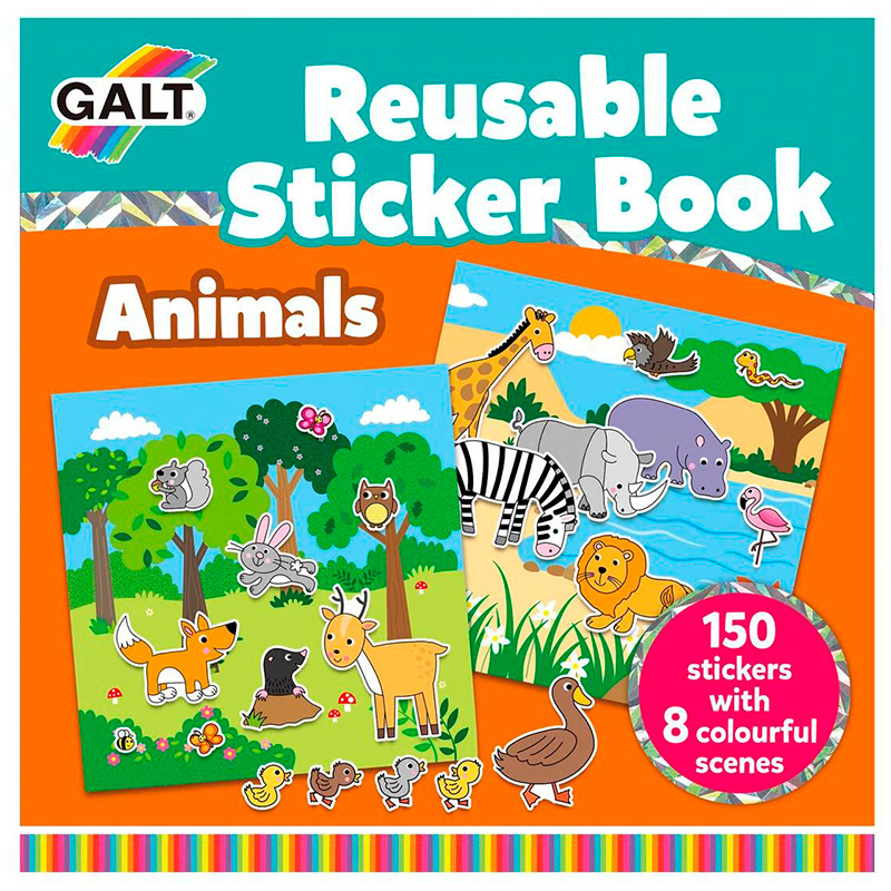 High quality custom printing full color children activity rewards kids happy planner reusable sticker book