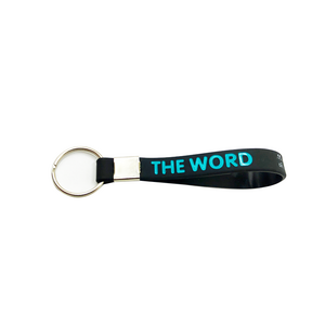 Personalised Silicone Wristband With keyring, Fully Customised silicone Keychain With Your Logo or Text